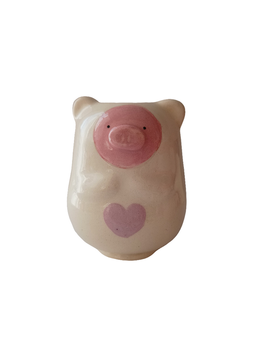 Cerdito con disfraz de oso